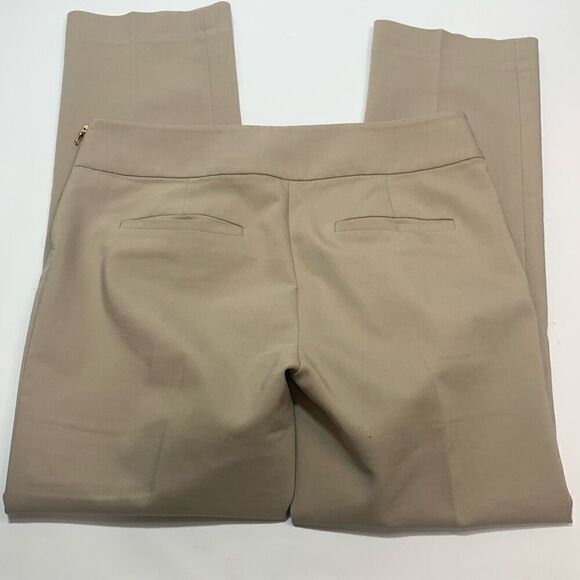 Ann Taylor Women's Side Zip Flat Front Mid-Rise Straight Leg Dress Pants Size 6 - Picture 6 of 6